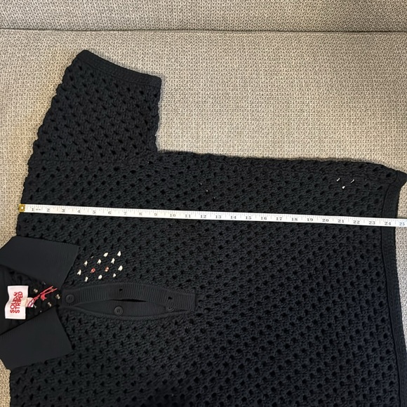 Solid & Striped Crochet Polo - Picture 7 of 7